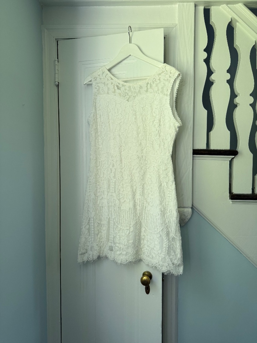 White Lace Dress Daytime